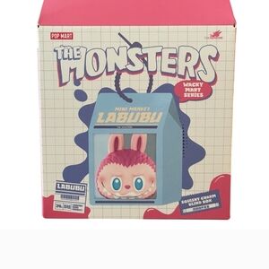 Pop Mart The Monsters Wacky Mart Series Squishy Charm Blind Box - Pink